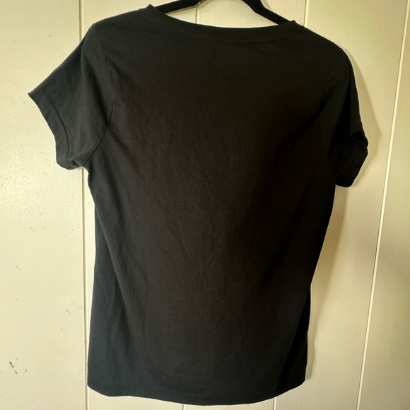 Fresh Clean Threads Women's V-Neck T-Shirt Stratusoft Black Size M - Picture 3 of 3